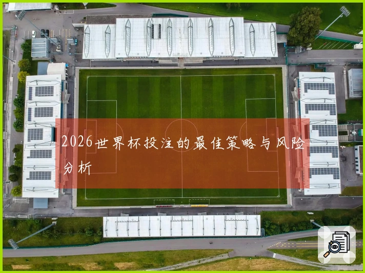 2026世界杯投注的最佳策略与风险分析