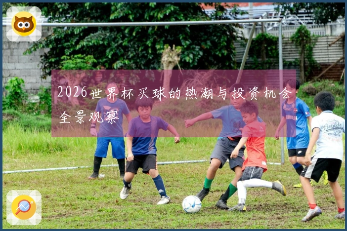 2026世界杯买球的热潮与投资机会全景观察
